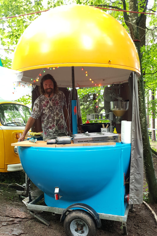 DonMartin im Donut Wagen